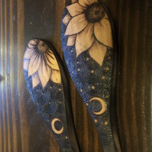 Night sky flower spoon