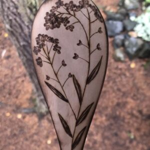 Forget-me-not spoon