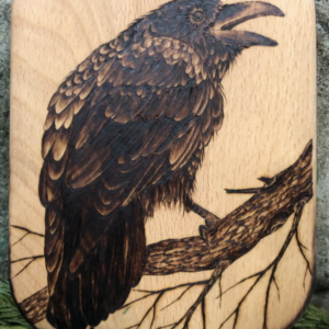 Raven mini board on beechwood
